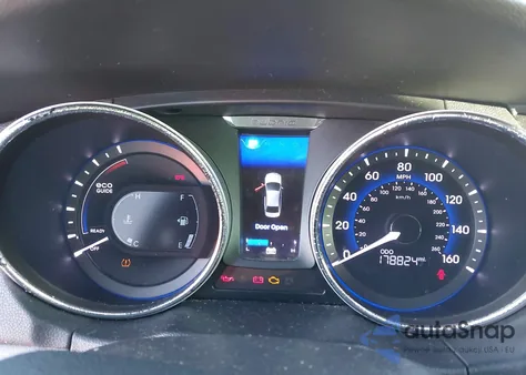 2012 Hyundai Sonata Hybrid from USA, damaged, VIN KMHEC4A40CA034200